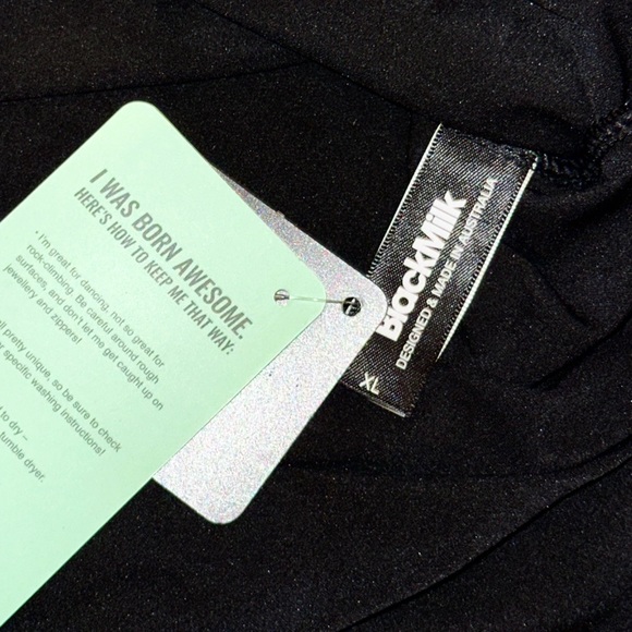 Blackmilk Inferno Sheer Bodycon Slip Dress LIMITED - midi black mesh flame XL - Picture 6 of 10